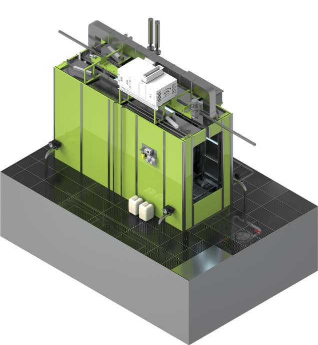 Модуль химической подготовки поверхности  проходного типа SPK-WB-6.2.4