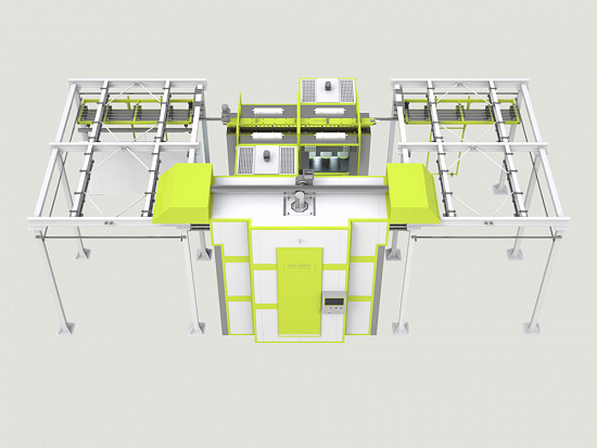 Линии порошковой окраски дверей