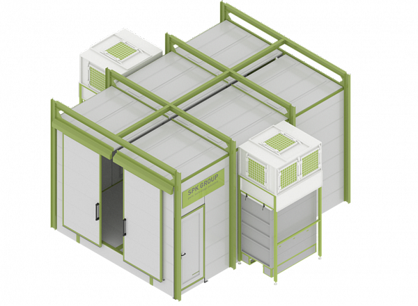 Порошковая покрасочная камера и её устройство